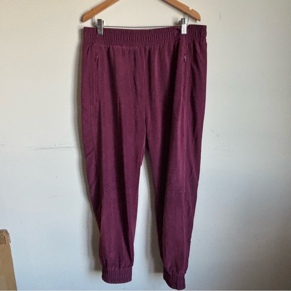 ZYIA Active Burgundy Joggers